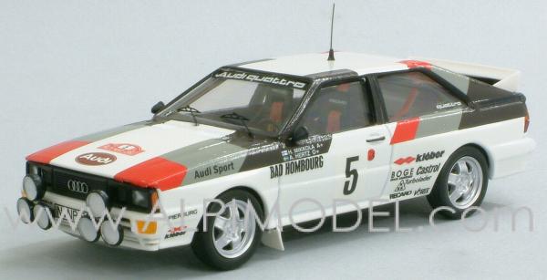 Audi Quattro Rally Monte Carlo 1981 H.Mikkola - A.Hertz by trofeu