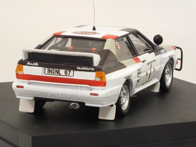 Audi Quattro #1 Rally Bandama 1983 Mikkola - Hertz - trofeu