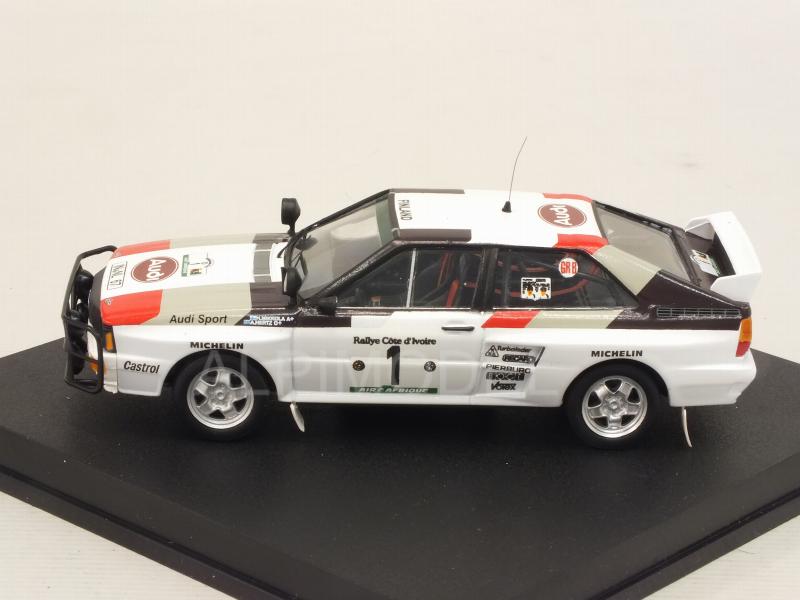 Audi Quattro #1 Rally Bandama 1983 Mikkola - Hertz - trofeu