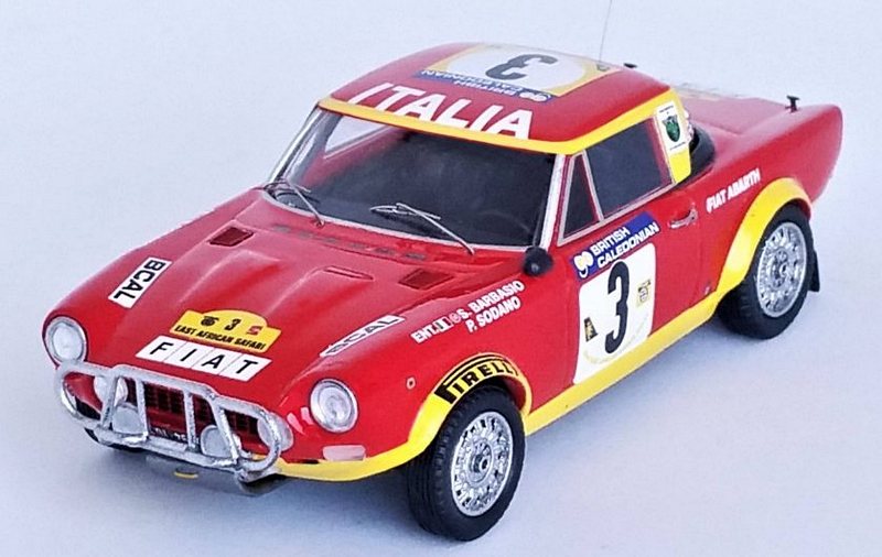 Fiat 124 Abarth #3 East African Safari 1974 Barbasio - Sodano by trofeu