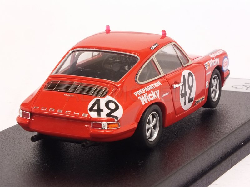 Porsche 911T #42 Le Mans 1969 Wicky - Berney - trofeu
