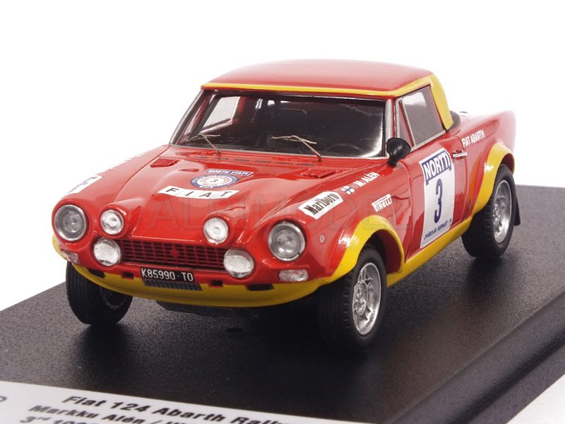 Fiat 124 Abarth #3 Rally 1000 Lakes 1974 Alen - Kivimaki by trofeu