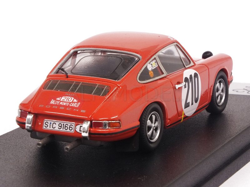 Porsche 911T #210 Winner Rally Monte Carlo 1968 Elford - Stone - trofeu