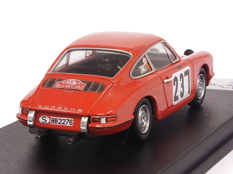 Porsche 911T #237 Rally Monte Carlo 1968 Andersson - Svedberg - trofeu