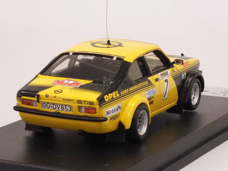 Opel Kadett GT/E #7 Rally Monte Carlo 1977 Nicolas - Todt - trofeu