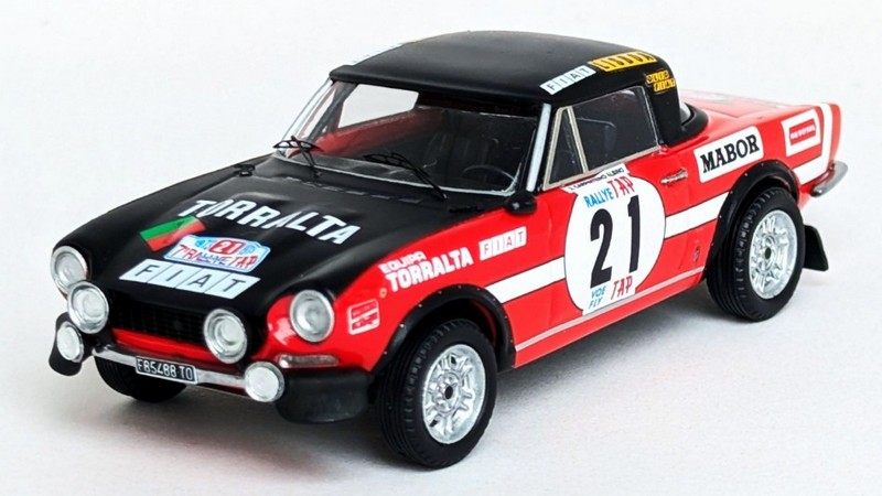 Fiat 124 Sport Spider 1600 #21 TAP Rally 1973 Carpinteiro Albino -Carpinteiro Albino by trofeu