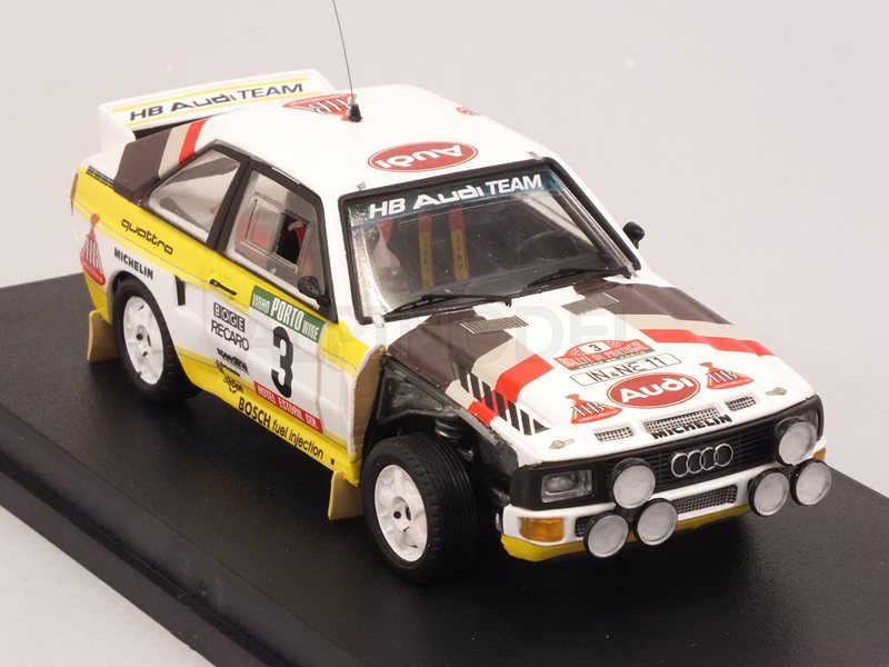 Audi Sport Quattro #3 Rally Portugal 1985 Blomqvist - Cederberg - trofeu