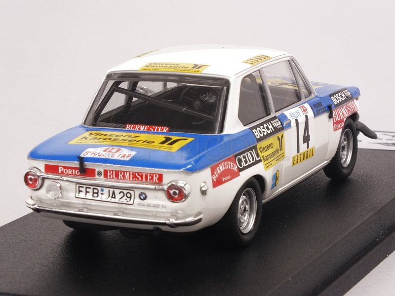 BMW 2002 TII #14 TAP Rally 1976 Fischer - Gottlieb - trofeu