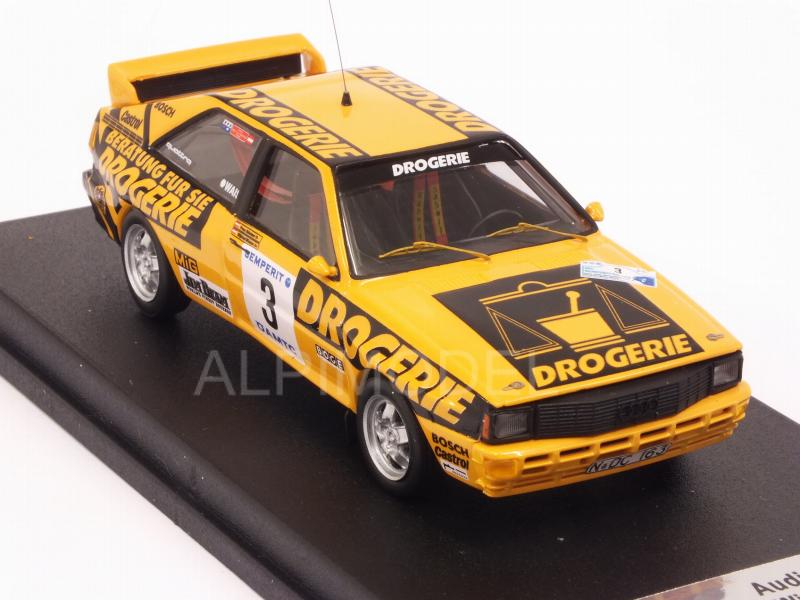 Audi Quattro #3 Rally Int.Semperit 1983 Wiedner - Zehetner - trofeu