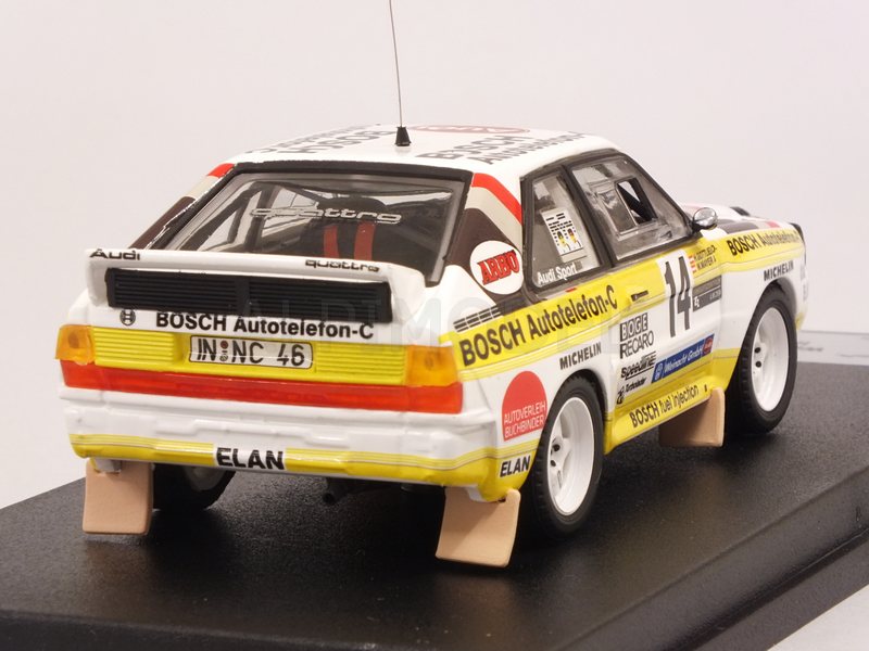 Audi Sport Quattro #14 Rally Steiermark 1985 Mayer - Gottlieb - trofeu