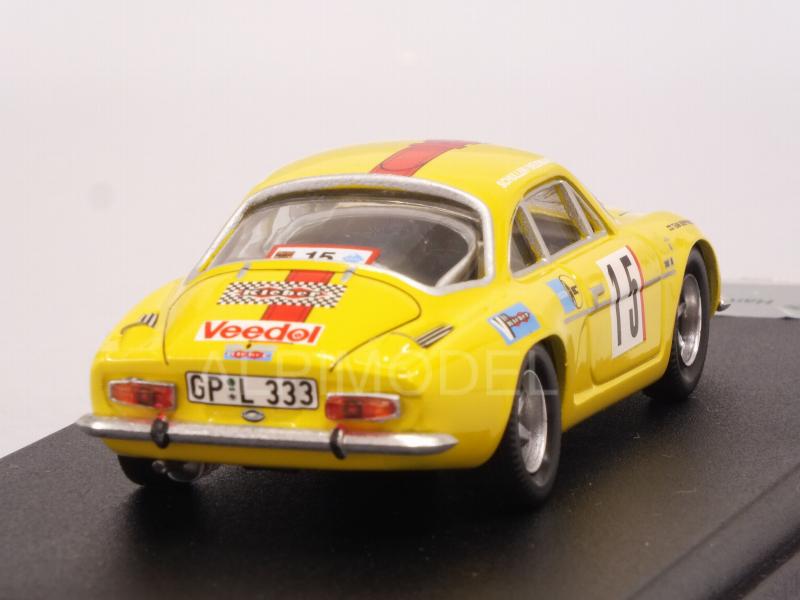 Alpine A110 Renault #15 Olympia Rally 1972 Schuller - Weidmann - trofeu