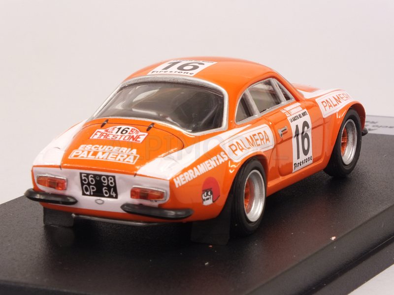 Alpine A110 Renault #16 Rally Firestone 1976 Sunsundegui - Larrinaga - trofeu