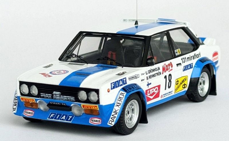 Fiat 131 Abarth #18 1000 Lakes Rally 1979 Gronholm - Rehn - Strom by trofeu