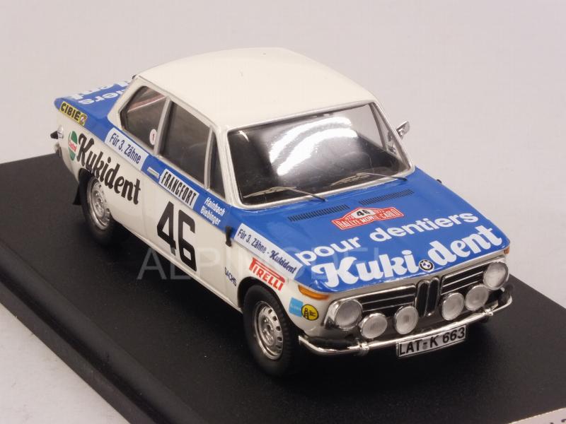 BMW 2002 TI #46 Rally Monte Carlo 1973 Hainbach - Biebinger - trofeu