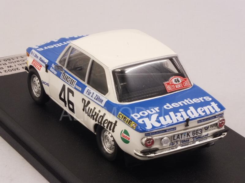 BMW 2002 TI #46 Rally Monte Carlo 1973 Hainbach - Biebinger - trofeu