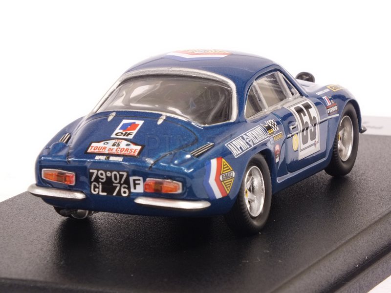 Alpine A110 Renault #65 Tour De Corse 1969 Orsini - Canonici - trofeu