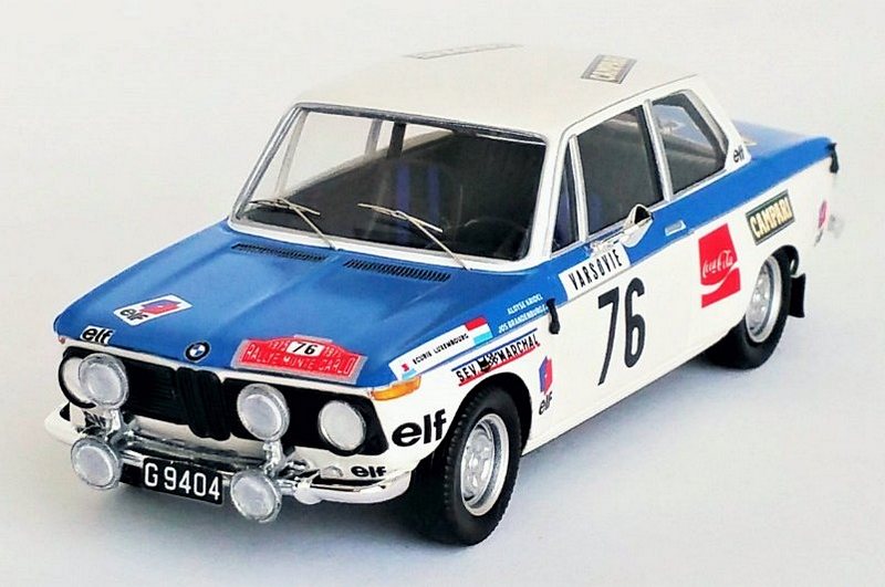 BMW 2002 Ti #76 Rally Monte 1973 Kridel - Brandenburger by trofeu