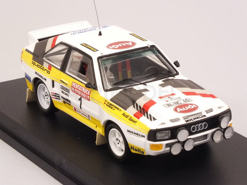 Audi Sport Quattro #1 Winner Ulster Rally 1984 Rohrl - Geistdorfer - trofeu