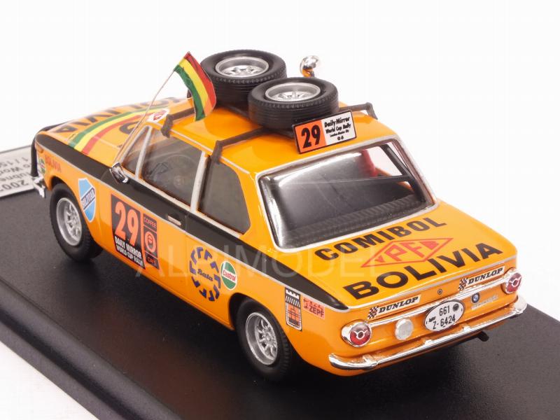 BMW 2002 TI #29 Rally London-Mexico 1970 Bendek - Hubner - Burgoa - trofeu