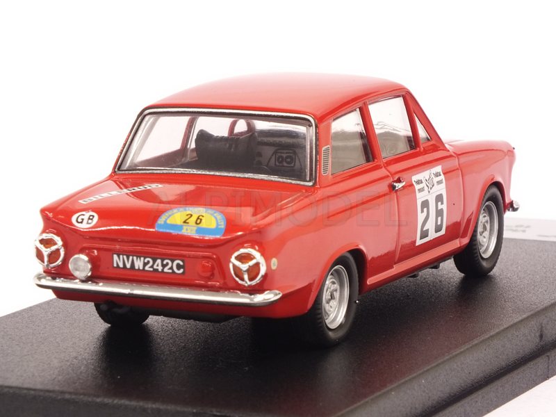 Ford Cortina Lotus #26 Rally Sweden 1966 Elford - Davenport - trofeu