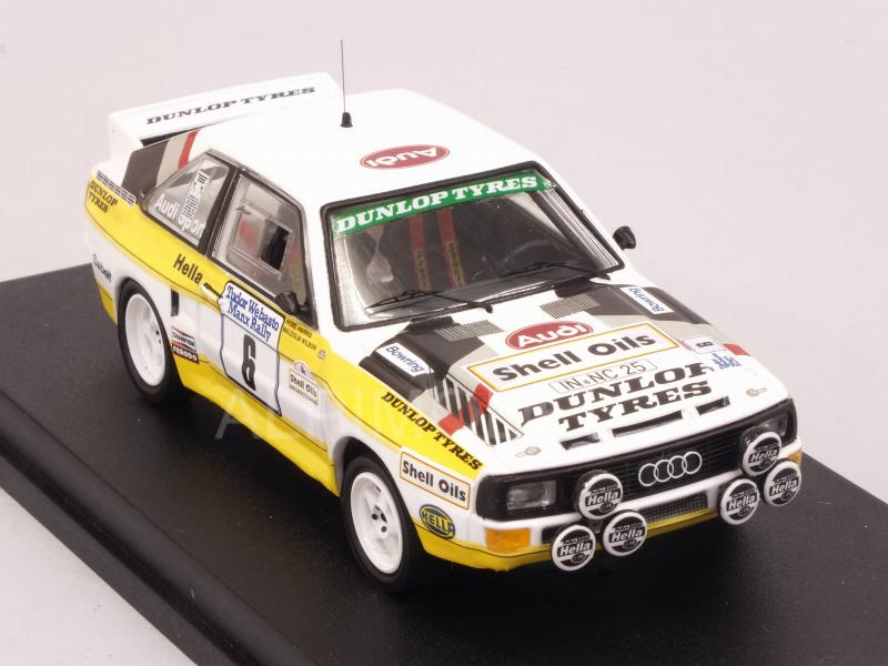 Audi Sport Quattro #6 Manx Rally 1985 Wilson - Harris - trofeu
