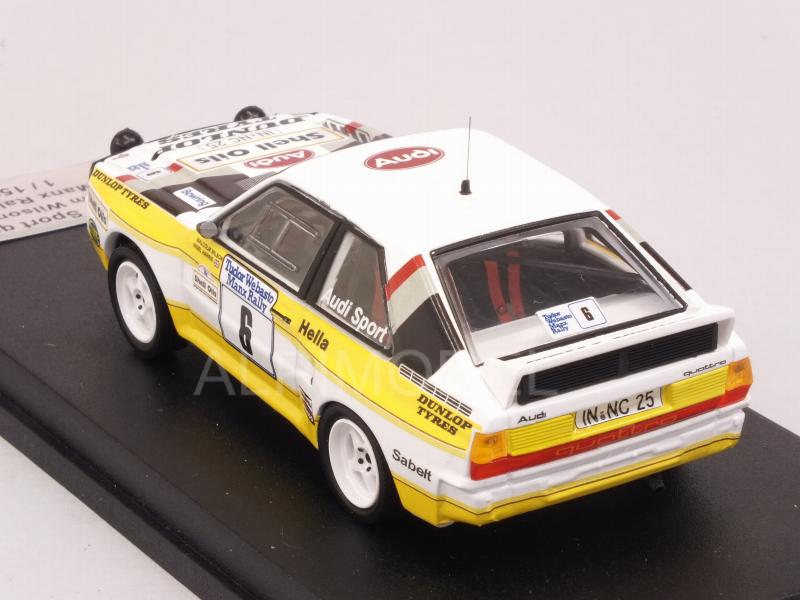 Audi Sport Quattro #6 Manx Rally 1985 Wilson - Harris - trofeu
