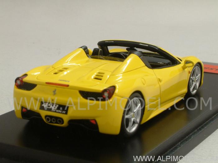 Ferrari 458 Spider 2012 (Giallo Modena) - true-scale-miniatures