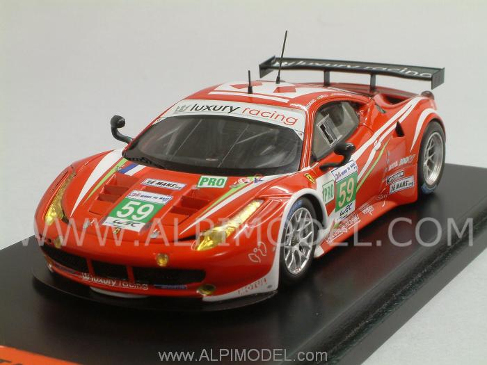 Ferrari 458 Italia GT2 Team AF Corse #59 Le Mans 2012  Mako - Melo - Farnbacher by true-scale-miniatures