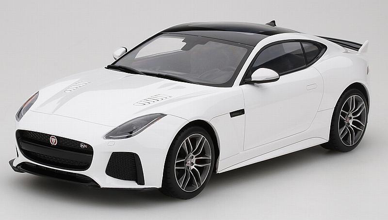 Jaguar F-Type SVR (Glacier White) Top Speed Edition by true-scale-miniatures