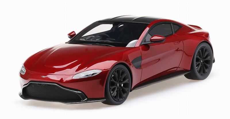 Aston Martin Vantage 2018  (Hyper Red) 'Top Speed' Edition by true-scale-miniatures
