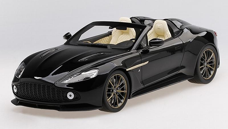 Aston Martin Vanquish Zagato Speedster (Scorching Black) Top Speed Edition by true-scale-miniatures