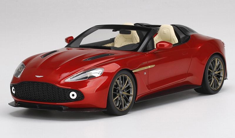 Aston Martin Vanquish Zagato Speedster (Lava Red) Top Speed Edition by true-scale-miniatures