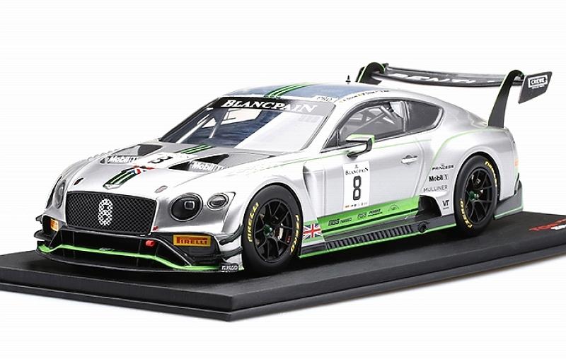 Bentley Continental GT3 #8 Blancpain GT Monza 2018 'Top Speed' Edition by true-scale-miniatures