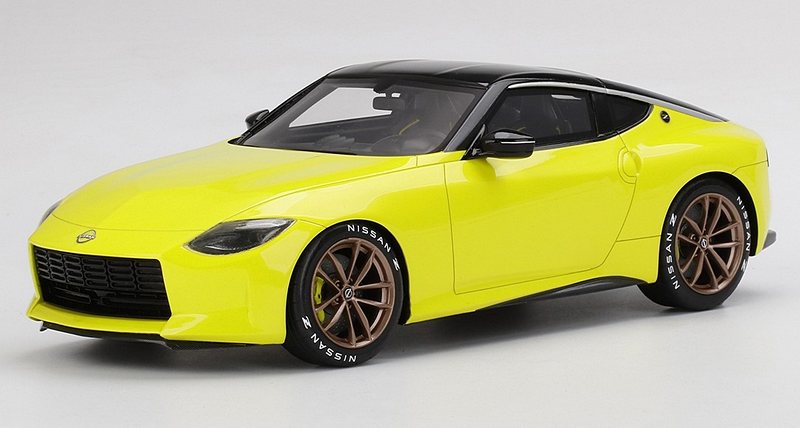 Nissan Z Proto (Yellow) Top Speed Edition by true-scale-miniatures
