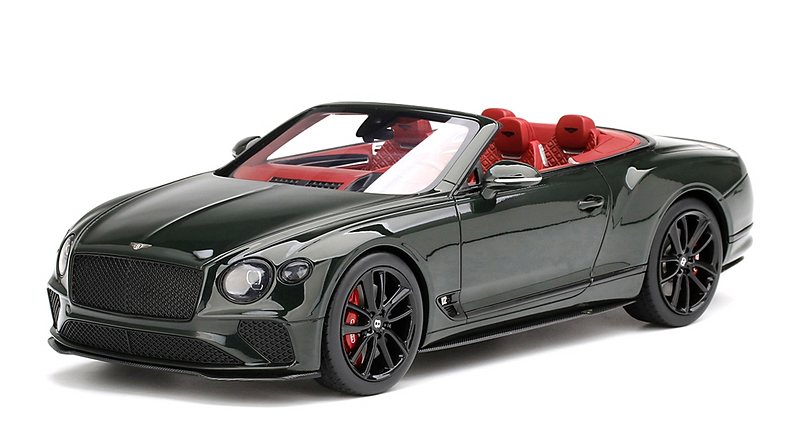 Bentley Continental GT Convertible (British Green) Top Speed Edition by true-scale-miniatures