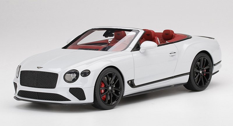 Bentley Continental GT Convertible (Ice White) Top Speed Edition by true-scale-miniatures