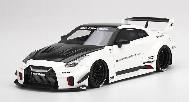 Nissan GT-R LB Works 35GT-RR (White) Top Speed Edition by true-scale-miniatures
