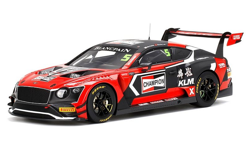 Bentley Continental GT3 #5 Champion Blancpain GT Asia 2018 Top Speed Edition by true-scale-miniatures