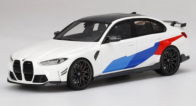 BMW M3 M-Performance (G80) (Alpine White) Top Speed Edition by true-scale-miniatures