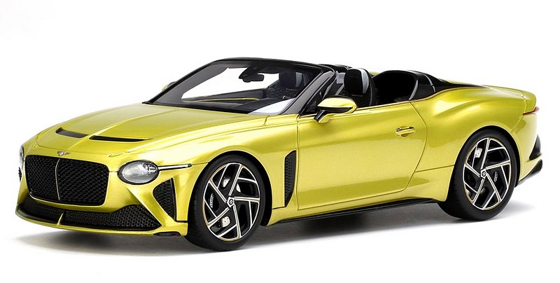 Bentley Mulliner Bacalar (Yellow Flame) Top Speed Edition by true-scale-miniatures