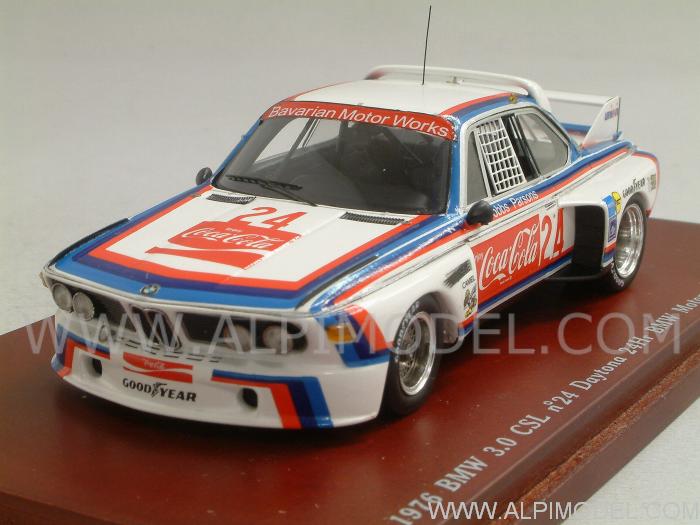 BMW 3.0 CLS #24 Coca Cola 24h  Daytona 1976 Hobbs - Parsons by true-scale-miniatures
