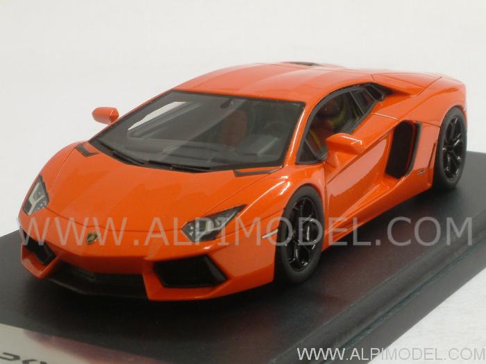 Lamborghini Aventador  (Orange Argos) by true-scale-miniatures