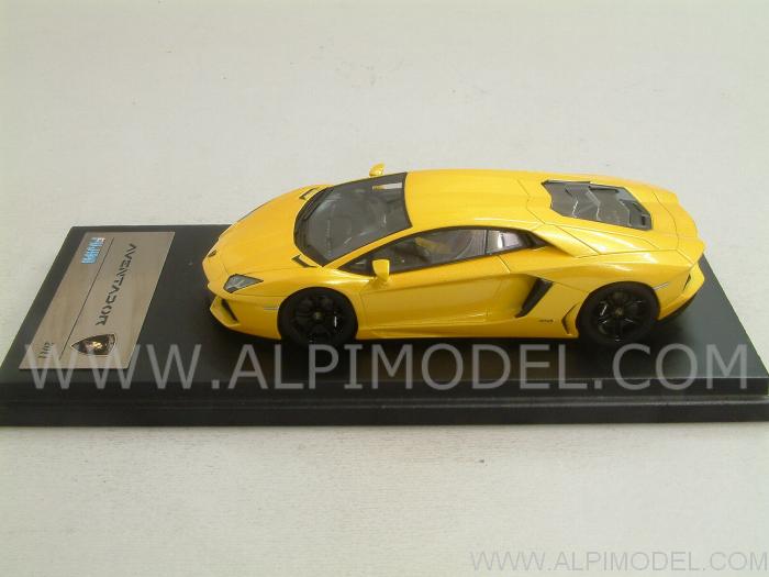 Lamborghini Aventador  (Orion Yellow) - true-scale-miniatures