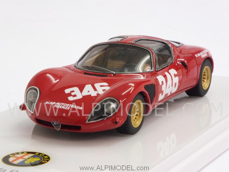 Alfa Romeo 33 Stradale #346 Bologna Passo Della Radicosa Hillclimb 1968 S.Dini by true-scale-miniatures