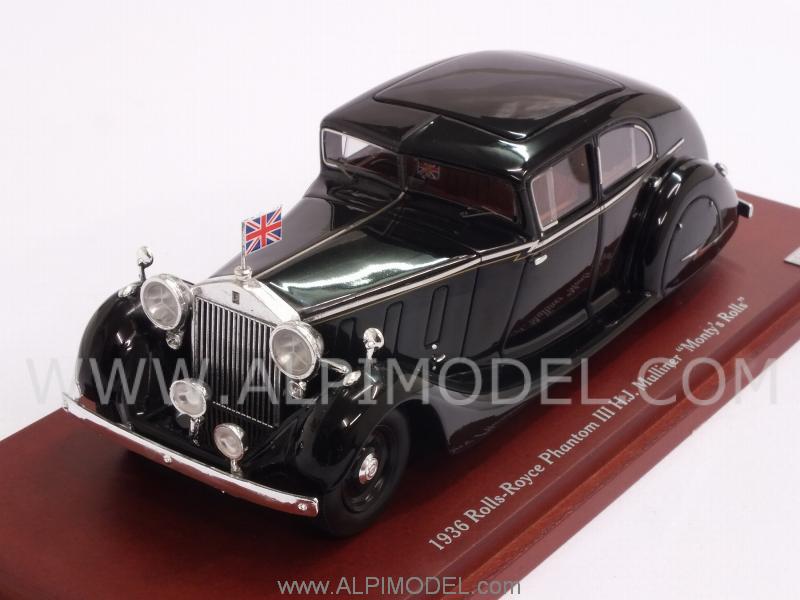 Rolls Royce Phantom III 1936 HJ Mulliner - General Montgomery - true-scale-miniatures