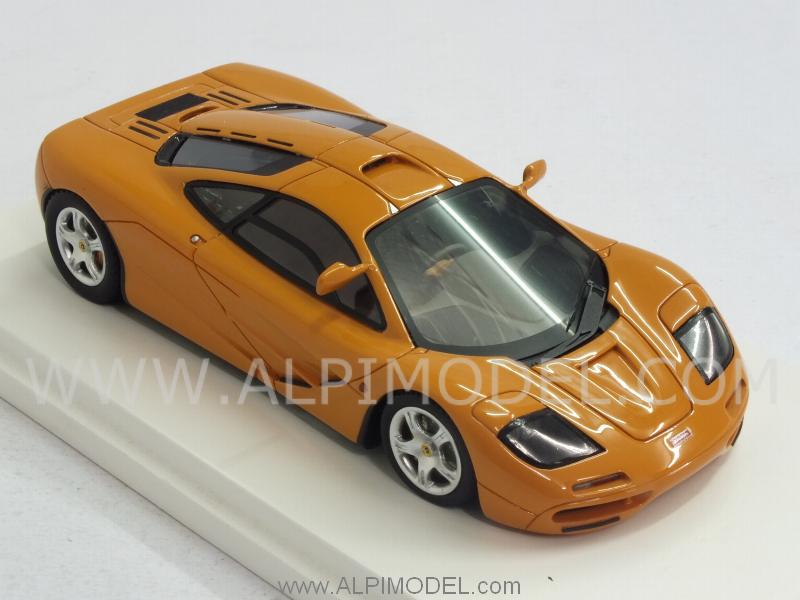 McLaren F1 High Mirrors 1995 (Papaya Orange) - true-scale-miniatures