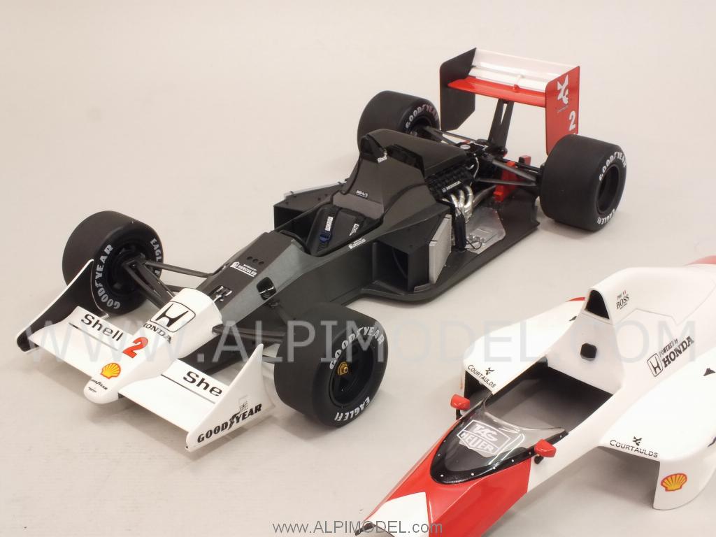 McLaren MP4/5 #2 GP Monaco 1989 World Champion Alain Prost - true-scale-miniatures
