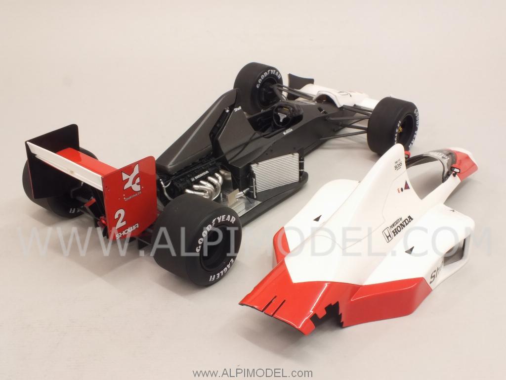 McLaren MP4/5 #2 GP Monaco 1989 World Champion Alain Prost - true-scale-miniatures