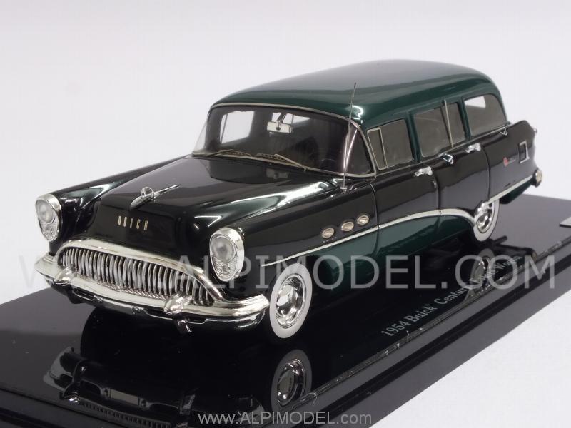 Buick Century Estate Wagon 1954 (Black/Green) by true-scale-miniatures