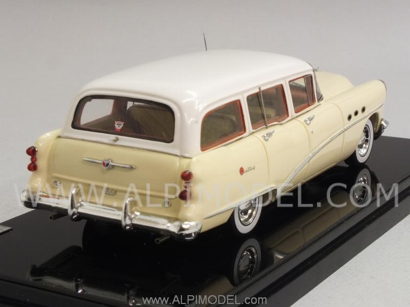 Buick Century Estate Wagon 1954 (Tan/White) - true-scale-miniatures